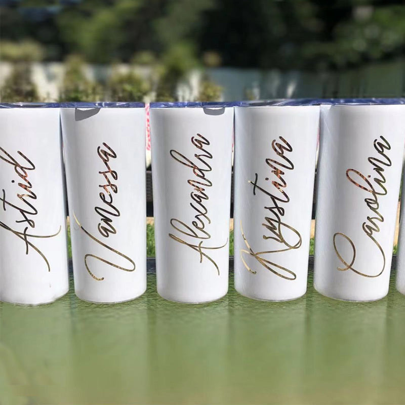 Custom Name | Stainless Steel Cup | Personalized Name | Keeps Drinks Hot or Cold | Multi Color | Splash Resistant Lid -