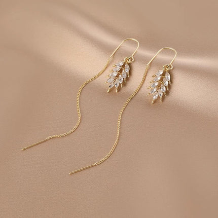 Descendants Of The Rich Tassel Ear String Earring Spring And Summer