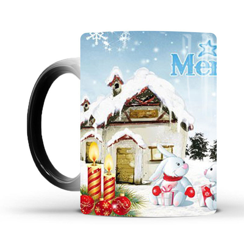 Merry Christmas | Color Changing Mug | Heat Activated | Color Reveal | Ideal Christmas Gift -