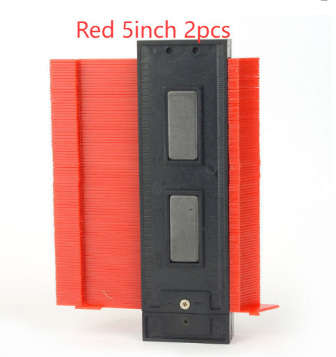 Radial | Contour Gauge | Irregular Contour Gauge | Abs Plastic Angle Ruler | 146x105x26mm | Fast Accurate Shape Copying -