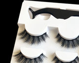 Magnetic False Eyelashes | Fashion Cotton Stem Lash Pair | Lightweight Chemical Fiber Lashes | Reusable Natural Look Magnetic Eyelash Set | Easy Wear & Comfortable Fit - Health & Beauty > Personal Care > Cosmetics > Makeup > Eye Makeup > False Eyelashes