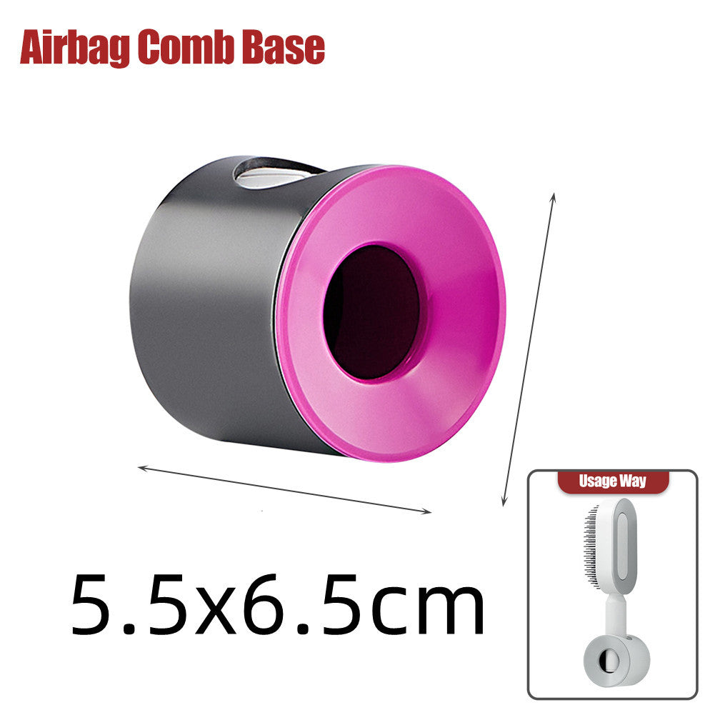 Self-Cleaning Hair Brush for Women | One-Click Cleaning Detangling Comb | 3D Air Cushion Scalp Massage Brush | Anti-Static, No-Pull Hairbrush | Pain-Free Detangling for All Hair Types | Optional Wall-Mounted Storage - Health & Beauty > Personal Care > Hair Care > Hair Styling Tools > Combs & Brushes > Paddle Hairbrushes
