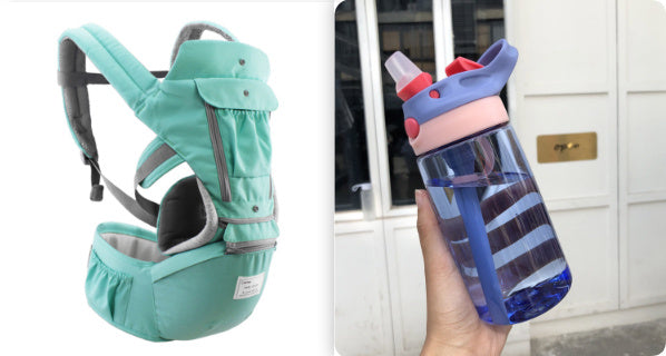 Love Child Treasure | Waist Stool | Multi-Use | Max 20Kg | Light Khaki | Safe Feeding -