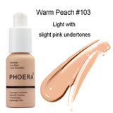 Matte Liquid Foundation | Explosive Press-Type Oil Control Concealer Cream | Natural Color Full-Coverage Makeup | Waterproof, Long-Lasting, Pore-Smoothing Brightening Foundation - Health & Beauty > Personal Care > Cosmetics > Makeup > Face Makeup > Foundations & Concealers