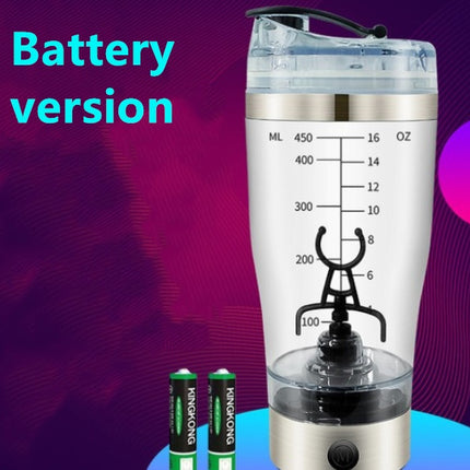 Electric Protein Shake Stirrer USB Shake Bottle Milk Coffee Blender Kettle Sports And Fitness Charging Electric Shaker Cup