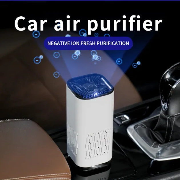 AirPure | Car Air Purifier | Portable Negative Ion Generator | Removes Formaldehyde and Odor | Freshens Car Interior -
