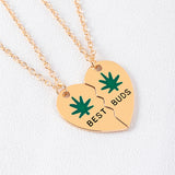 Leaves Best Friend | Heart Necklace | Eco Steel | Durable Wear | Silver Gold | Gift -