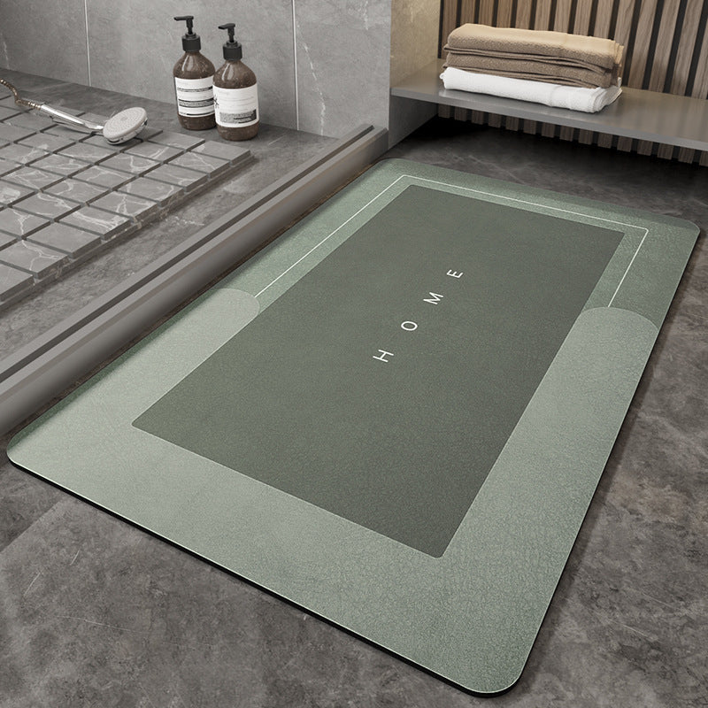 CushionCo | Bathroom Foot Mat | Non Slip | Water Absorbent | Protects Floors From Moisture -