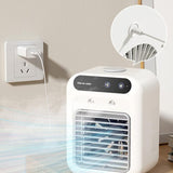 Portable Air Conditioner Fan | USB Mini Air Cooler with Water & Ice Cooling | 2-Speed Touchscreen Personal AC for Room, Office, Car | Atomizing Cool Mist - Home & Garden > Household Appliances > Climate Control Appliances > Evaporative Coolers > Portable Evaporative Coolers