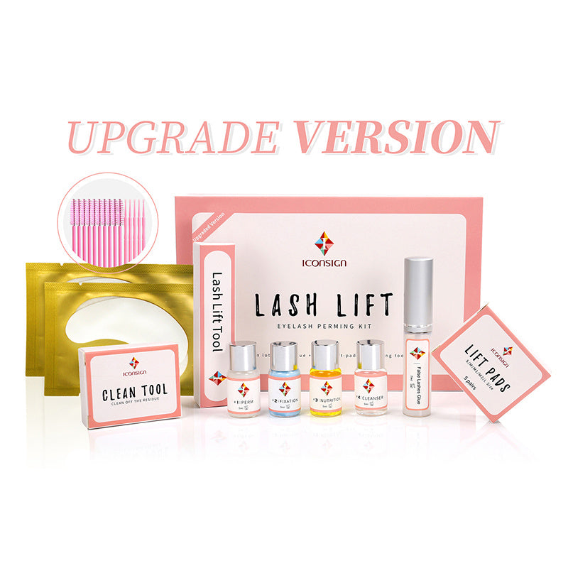 Upgrade Version Lash Lift Kit | ICONSIGN Eyelash Perm & Lifting Kit | 10-Piece Professional Lash Lift Set | 6–8 Weeks Long-Lasting Curl | Reusable Silicone Rods | Gentle Formula for Home & Salon Use | Nourishing Aftercare Solution Included - Health & Beauty > Personal Care > Cosmetics > Cosmetic Tools > Makeup Tools