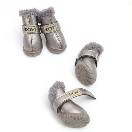 Dog Thick Snow Boots Keep Warm Teddy Autumn And Winter VIP Shoes