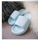 Soft Home Couple Slippers | Unisex EVA Non-Slip Indoor House Shoes | Comfortable Toe Slippers | Wear-Resistant Lightweight Home Footwear | Multiple Sizes & Colors - Apparel & Accessories > Shoes > Slippers