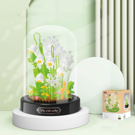 Small Particle Assembly Rose Decoration Toys