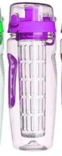 AquaInfuse | Fruit Infuser Bottle | 32 Oz Capacity | Built-In Infuser | Flavorful Hydration -