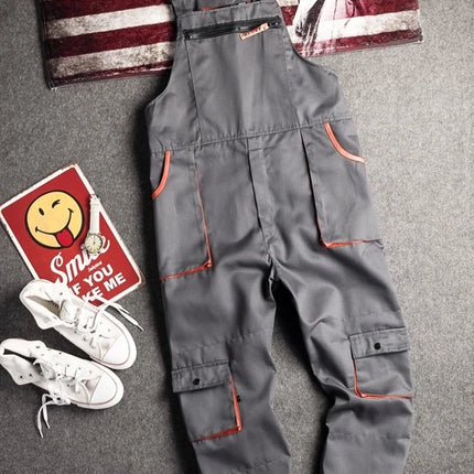 Bib overalls Work Overall Uniforms Men Women Working Coveralls Welding Suit Car Repair Workshop Mechanic Dungarees Men Warehouse