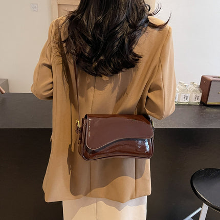 Fashion Women's Shiny Simple Shoulder Bag
