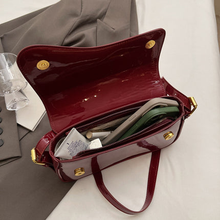 Fashion Women's Shiny Simple Shoulder Bag