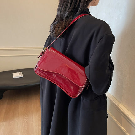 Fashion Women's Shiny Simple Shoulder Bag