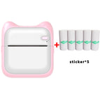 Pink 5 Rolls Of Adhesive Paper