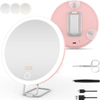 Pink Stand Tweezers Scissors