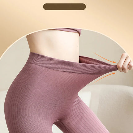 Women Thermal Underwear Winter Long Sleeve Winter Clothes Seamless Thermal Underwear Intimate Set Female Thick 2 Pcs Sleepwear