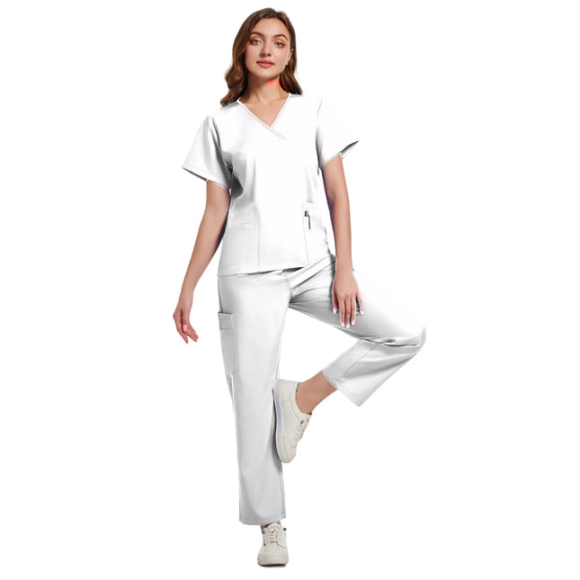 Nurse Uniform Woman Hospital Doctor Women's Medical Sweatshirt Nursing Pants Workshop Uniforms Beauty SPA Work Clothes New