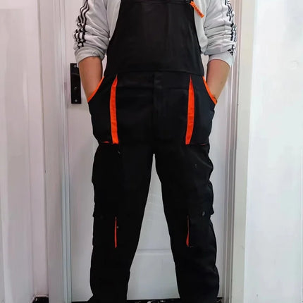 Bib overalls Work Overall Uniforms Men Women Working Coveralls Welding Suit Car Repair Workshop Mechanic Dungarees Men Warehouse