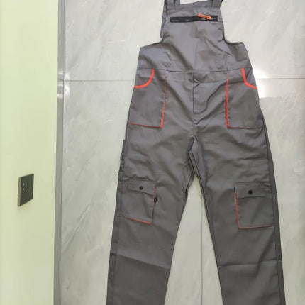 Bib overalls Work Overall Uniforms Men Women Working Coveralls Welding Suit Car Repair Workshop Mechanic Dungarees Men Warehouse