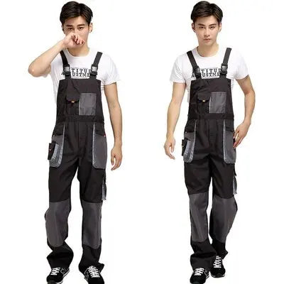 Bib overalls Work Overall Uniforms Men Women Working Coveralls Welding Suit Car Repair Workshop Mechanic Dungarees Men Warehouse