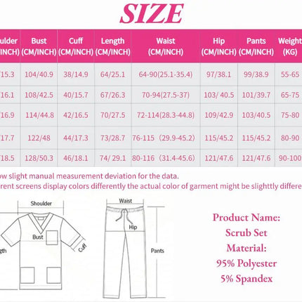 Nurse Uniform Woman Hospital Doctor Women's Medical Sweatshirt Nursing Pants Workshop Uniforms Beauty SPA Work Clothes New