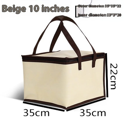 6-inch 8-inch 10-inch 12-inch Heightened Aluminum Foil Cake Insulation Bag Seafood Steak Takeaway Insulated Bag