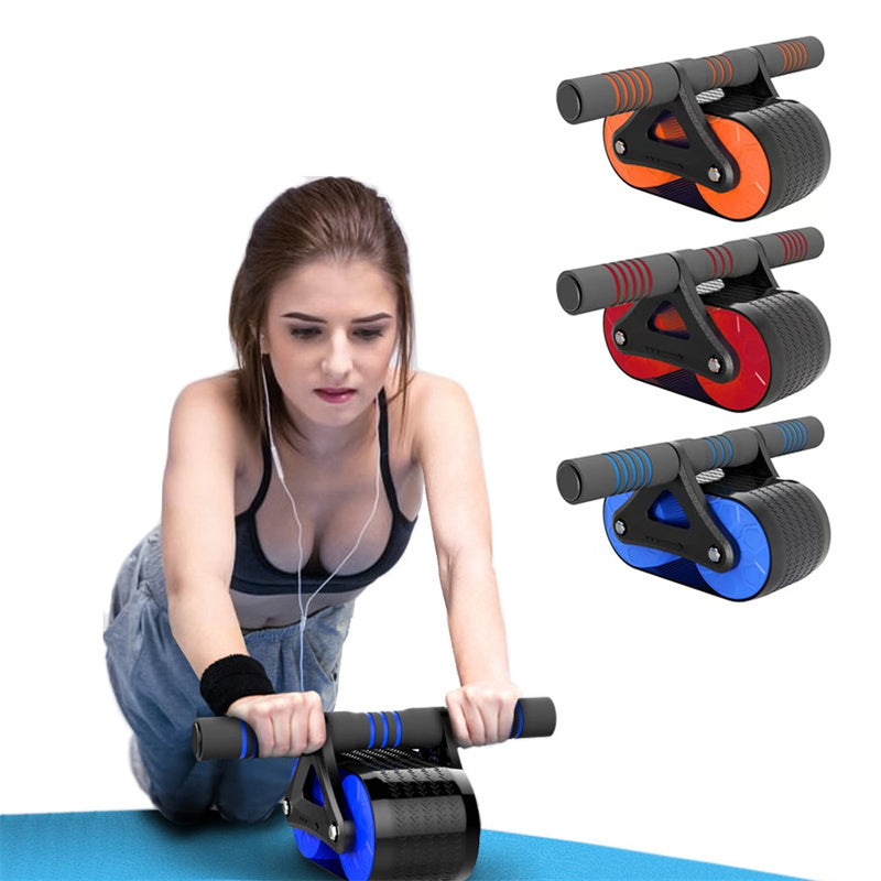 PeakFlex | Double Wheel Ab Roller | Dual Wheel Design | Comfort Grip Handle | Strengthens Abs And Core At Home -