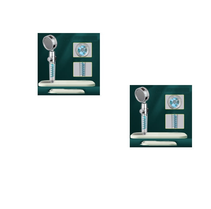 Internet Celebrity | Shower Head | Twin Turbo | Powerful Pressure | Blue | Multiple Modes -