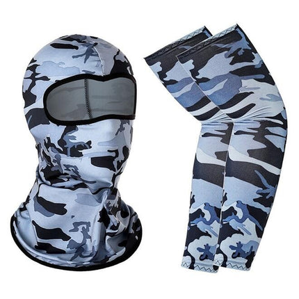Spring And Summer Outdoor Motorcycle Full Face Windproof Dust Bib Men And Women