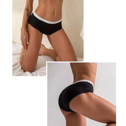 Large Size Ladies Cotton Physiological Underwear Front And Rear Leak-proof Four-layer Sanitary Napkin-free Aunt Panties