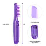 TressTech | Electric Detangling Brush | Self Moving Teeth | Wet Dry Use | Effortless Detangling and Scalp Massage -
