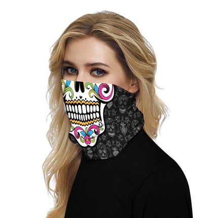 Skull Digital Men And Women Outdoor Mask Sport Climbing Insect-proof