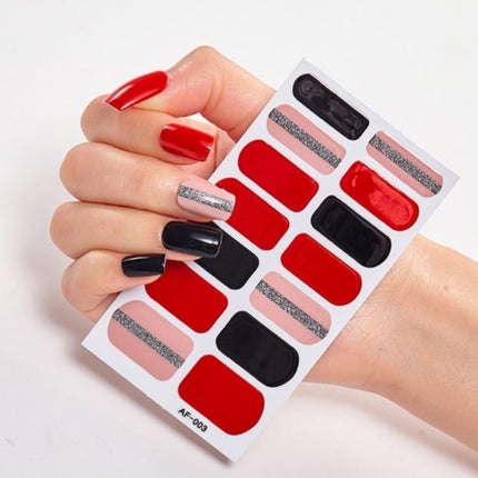 Nail Stickers, Nail Polish Glue, Full Nail Stickers