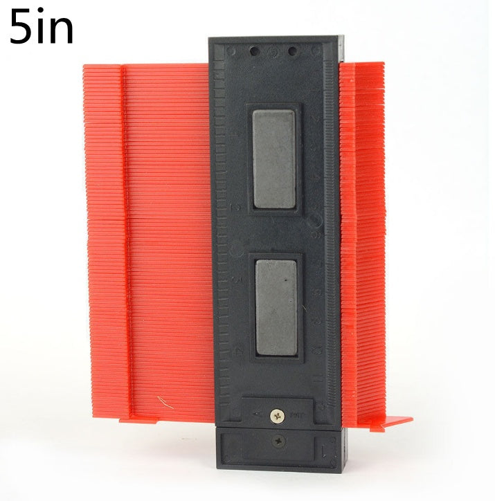 Radial | Contour Gauge | Irregular Contour Gauge | Abs Plastic Angle Ruler | 146x105x26mm | Fast Accurate Shape Copying -