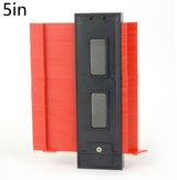 Radial | Contour Gauge | Irregular Contour Gauge | Abs Plastic Angle Ruler | 146x105x26mm | Fast Accurate Shape Copying -