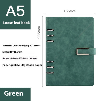 A5 Notebook Loose-leaf Removable Notepad Business Office Meeting