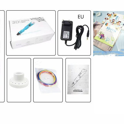 Children's 3d Printing Pen Three-dimensional Brush Toy Set
