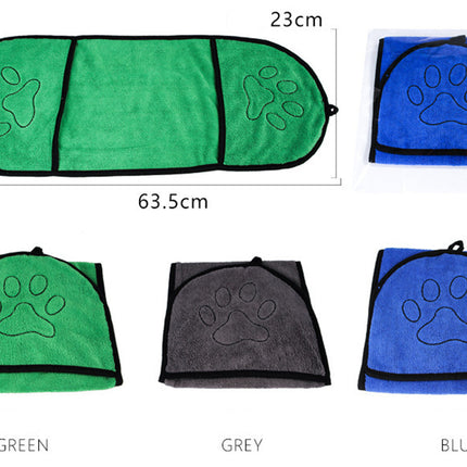Pet Absorbent Dog Bath Towel