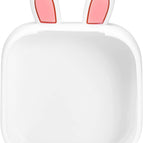 Rabbit ears white 3PC