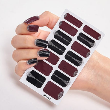 Nail Stickers, Nail Polish Glue, Full Nail Stickers