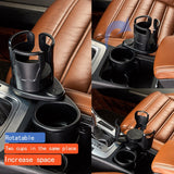 CarMate | Foldable Car Cup Holder | Bottle And Phone Organizer | Sunglasses Stand | Black | Space Saving Car Organizer -