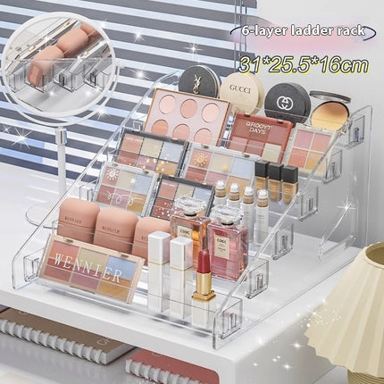 Plastic Transparent Cosmetics Storage Box