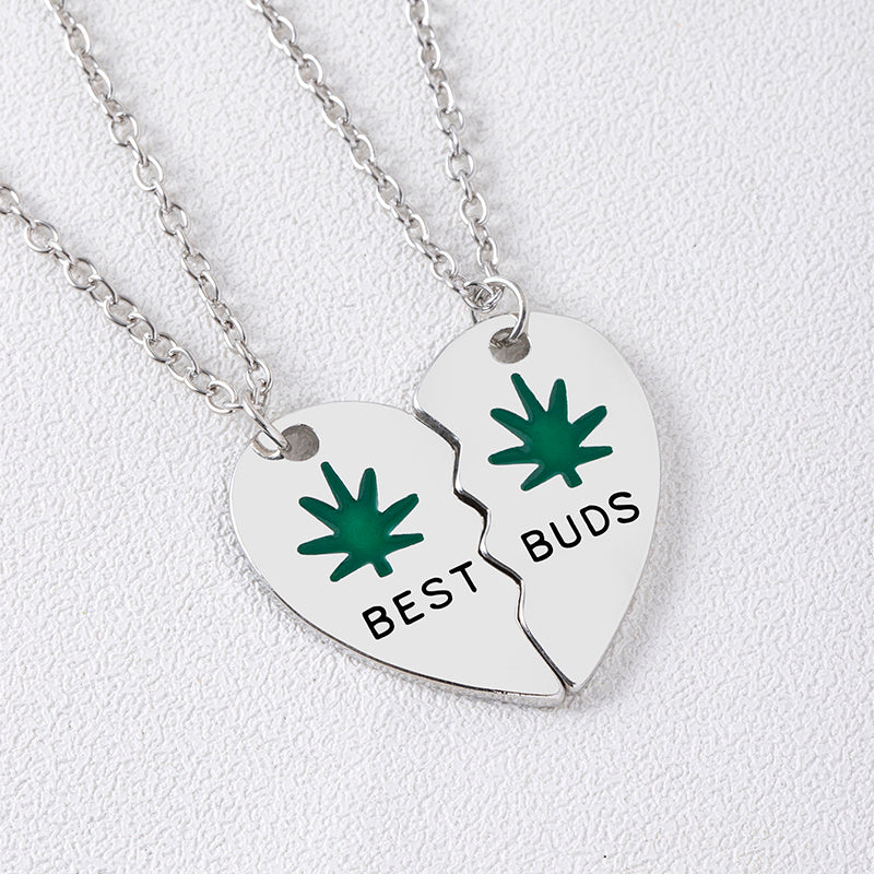 Leaves Best Friend | Heart Necklace | Eco Steel | Durable Wear | Silver Gold | Gift -