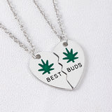 Leaves Best Friend | Heart Necklace | Eco Steel | Durable Wear | Silver Gold | Gift -