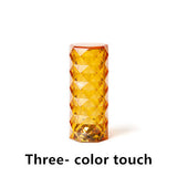 Nordic Crystal | Lamp | Usb Table Lamp | Touch Dimming Diamond Night Light | Rose | Ambient Bedroom Lighting -